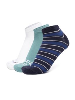 Levi's - LS305 Mens Compact Cotton Stretch Low Cut Socks - Multi-Color (Pack of 3)