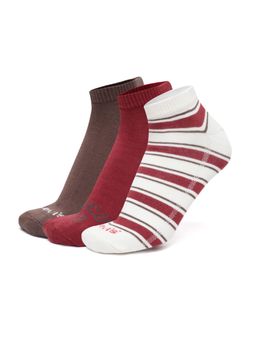 Levi's - LS306 Mens Compact Cotton Stretch Low Cut Socks - Multi-Color (Pack of 3)