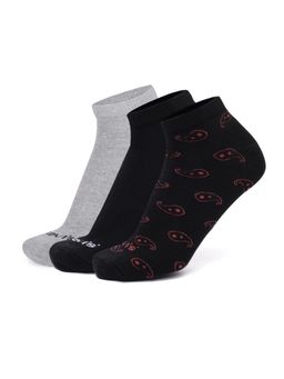 Levi's - LS308 Mens Compact Cotton Stretch Low Cut Socks - Multi-Color (Pack of 3)