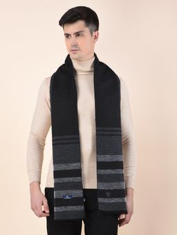 Cantabil - Men Black Winter Warm Casual Muffler