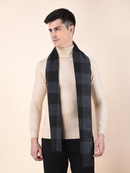 Cantabil - Men Black Winter Warm Casual Muffler