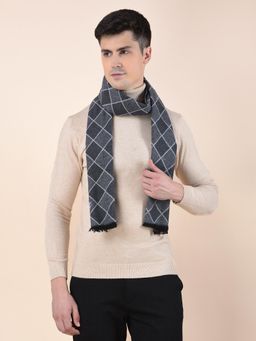 Cantabil - Men Dark Grey Winter Warm Casual Muffler
