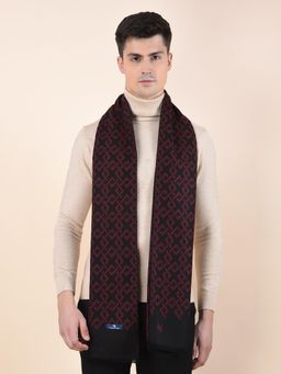 Cantabil - Men Maroon Winter Warm Casual Muffler