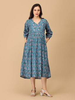 The Mom Store - Blueming Marvel Maternity & Nursing Dress