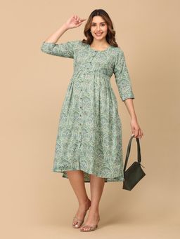The Mom Store - Moss-t Have Maternity & Nursing Dress