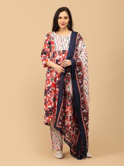 The Mom Store - Bloom Popper Maternity & Nursing Kurta & Pant With Dupatta