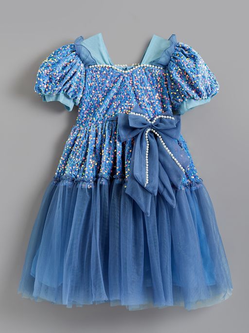 Buy Hopscotch Sparkle Party Dress (9-12 Months) Online