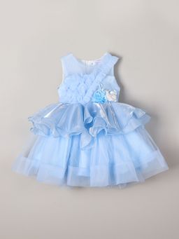 Hopscotch - Rosette Detailed Party Dress