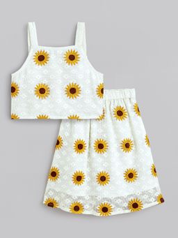 Hopscotch - 2-Pc Pure Cotton Top and Skirt