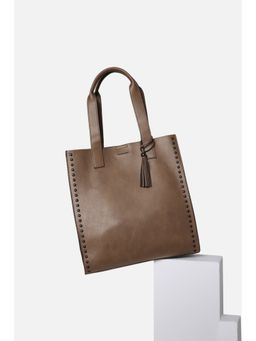 Allen Solly - Women Brown Casual Handbag with Pouch (Set of 2)