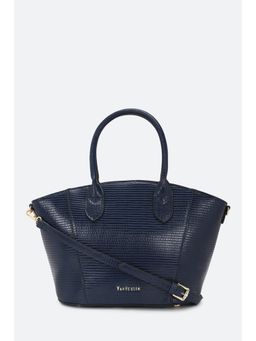 Van Heusen - Women Navy Textured Casual Handbag