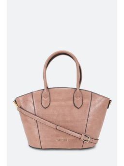 Van Heusen - Women Peach Textured Casual Handbag