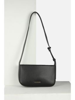 Van Heusen - Women Black Solid Casual Sling Bag