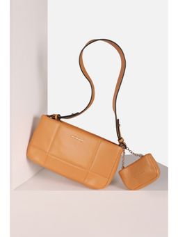 Van Heusen - Women Orange Solid Casual Shoulder Bag (Set of 2)