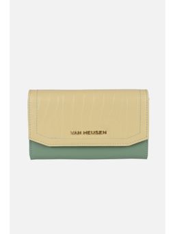 Van Heusen - Women Green Print Casual Wallets