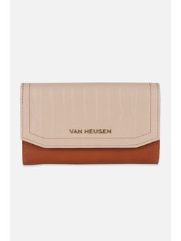 Van Heusen - Women Tan Print Casual Wallets