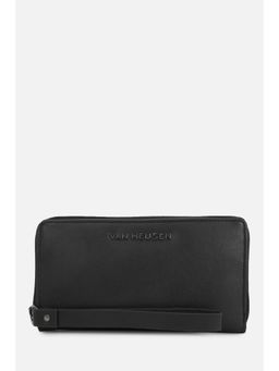 Van Heusen - Women Black Solid Casual Wallets