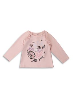 Guess - Pink Printed Regular T-Shirt