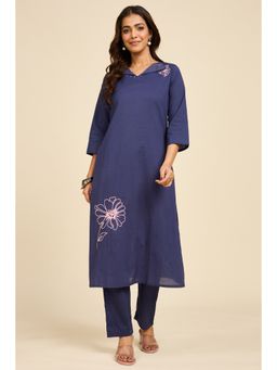 Alaya by Stage3 - Indigo Flora Co-Ord Set