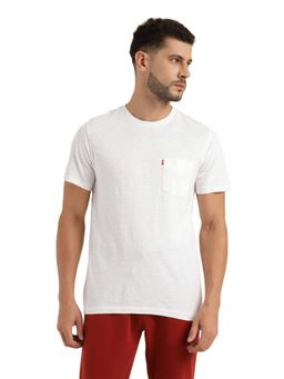 Levi's - Men Round Neck T-Shirts-White