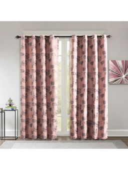 Deco Window - Set of 2 Blackout Curtains for Doors 7.5 Feet with Stainless Steel Grommets