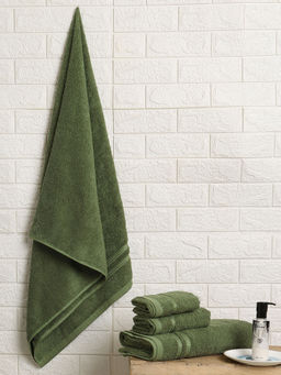 Welspun - Moments Pure Cotton Towel Combo Green (M)