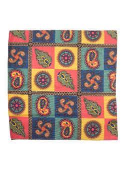 The Tie Hub - Multi Indian Design Silk & Cotton Pocket Square