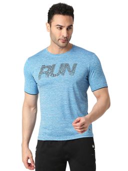 Black Panther - Mens Blue Acti Fit T-Shirt