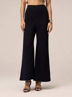 Twenty Dresses by Nykaa Fashion - Black High Waist Wide Leg Pants