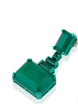 Isharya - Green Shalom Emeralds Botox Dangler Earrings