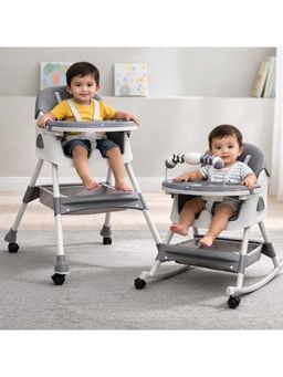 Mee Mee - Cherub 5-In-1 Convertible Kids Feeding High Chair Grey