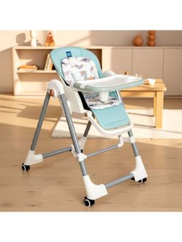 Mee Mee - Royal Rise 3-in-1 Baby High Chair with Swing & Reclining Back Rest Blue