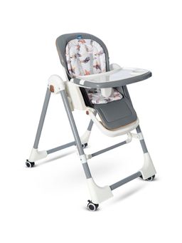 Mee Mee - Royal Rise 3-in-1 Baby High Chair with Swing & Reclining Back Rest Grey