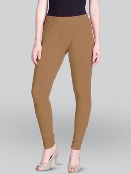 Lyra - Peanut Brown Churidar Leggings