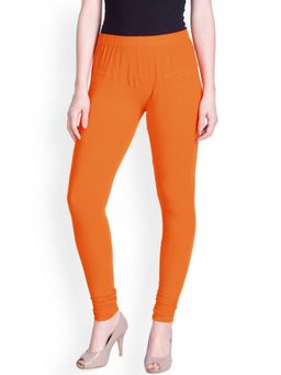 Lyra - Rich Orange Churidar Leggings
