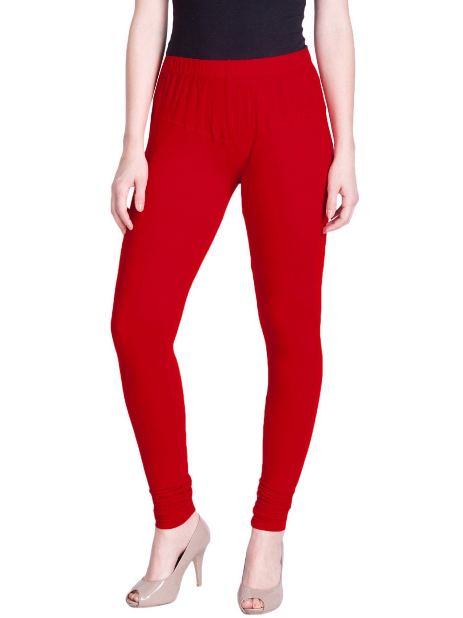 lyra Red Churidar Leggings-picture-37