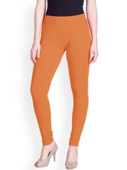 Lyra - Fire Orange Churidar Leggings
