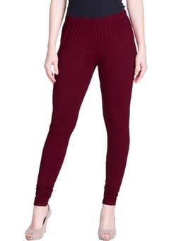 Lyra - Medium Maroon Churidar Leggings