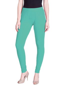 Lyra - Aqua Blue Churidar Leggings