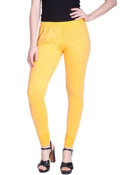 Lyra - Pastel Yellow Churidar Leggings