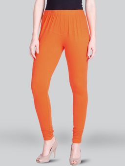 Lyra - Orange Churidar Leggings