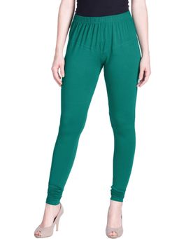 Lyra - Dz Green Churidar Leggings