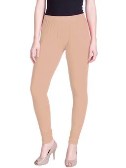 Lyra - Beige Churidar Leggings