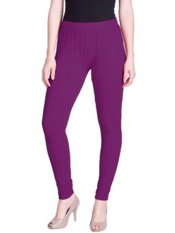 Lyra - Pure Purple Churidar Leggings