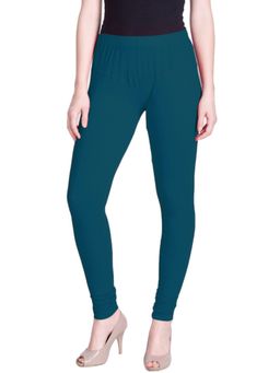 Lyra - Ocean Blue Churidar Leggings