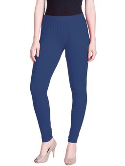 Lyra - Denim Blue Churidar Leggings