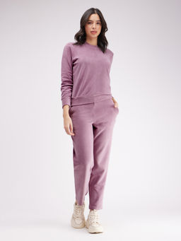 FableStreet - Fleece Tracksuit - Lilac (Set of 2)