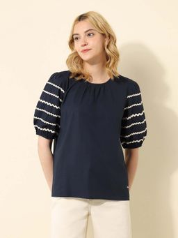 U.S. POLO ASSN. - Ric-Rac Pure Cotton Top