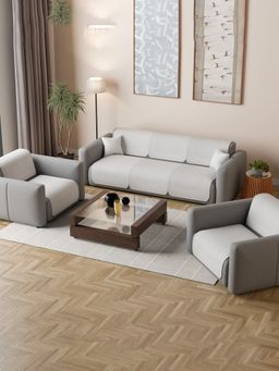 Kuber Industries - Cream Sofa cover (Pack of 10)