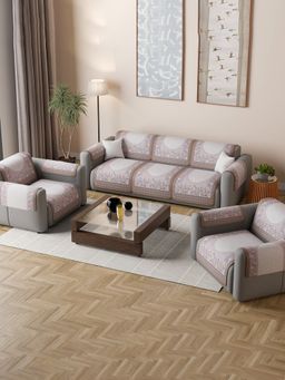 Kuber Industries - Brown Sofa cover (Pack of 16)